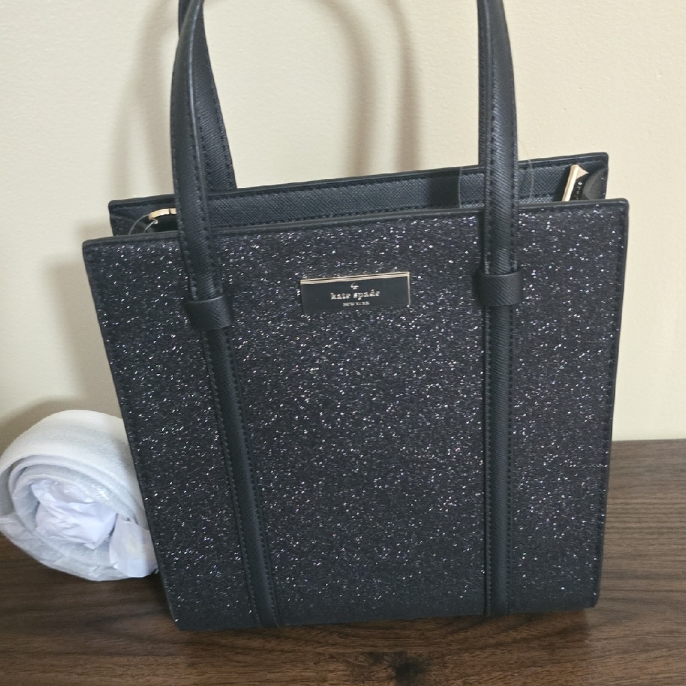 Kate Spade Sparkling Black Tote